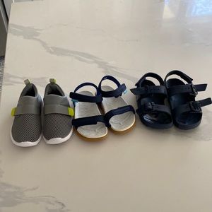 Bundle of Toddler Summer Shoes - Native and Cat and Jack -Size 8/9